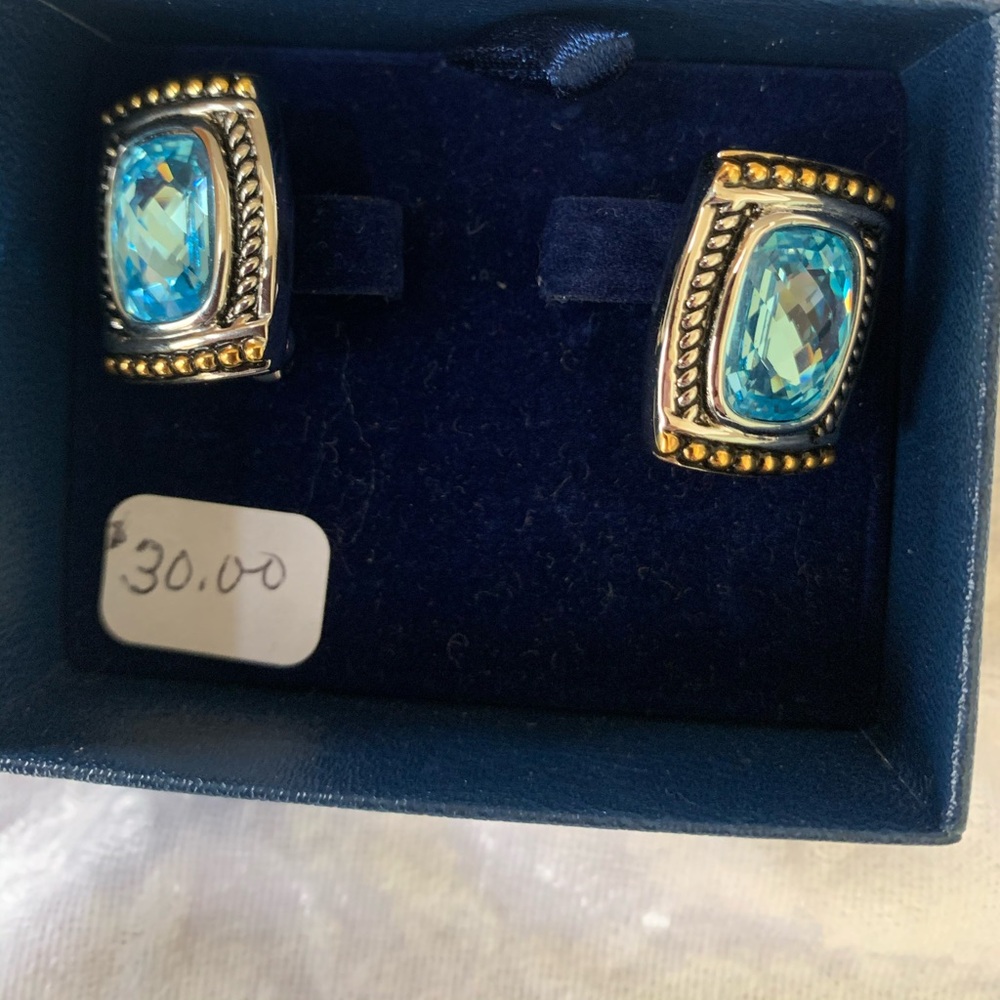 Personal Accents Antique look Clip on Earrings